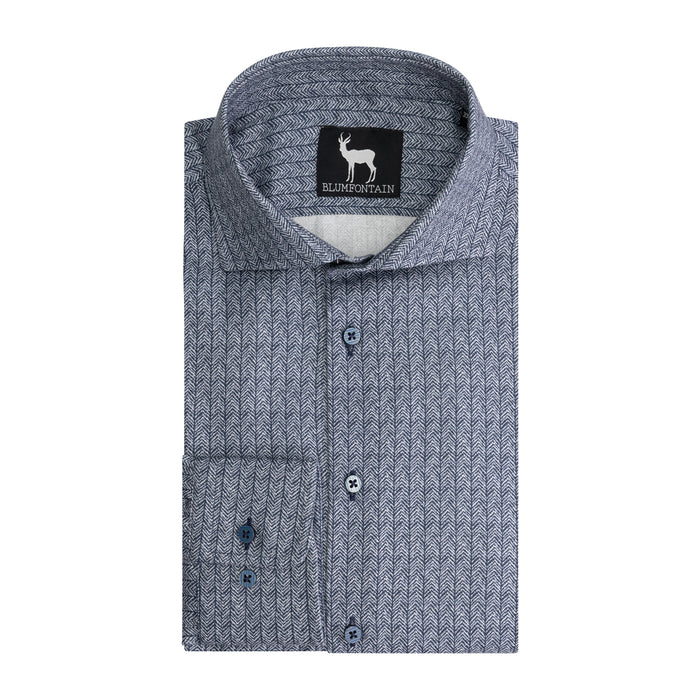 Blumfontain visgraat navy