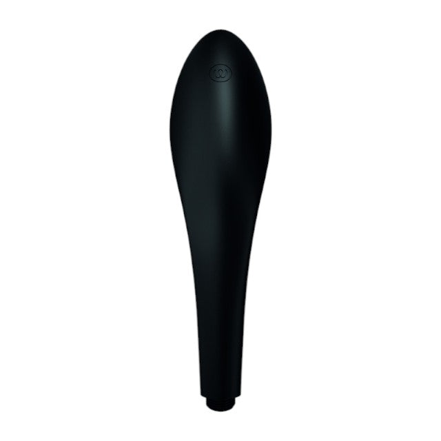Cap de duș stimulator WOMANIZER Wave Black, pentru stimularea clitorisului, 3 tipuri de jet, 2 intensități, negru