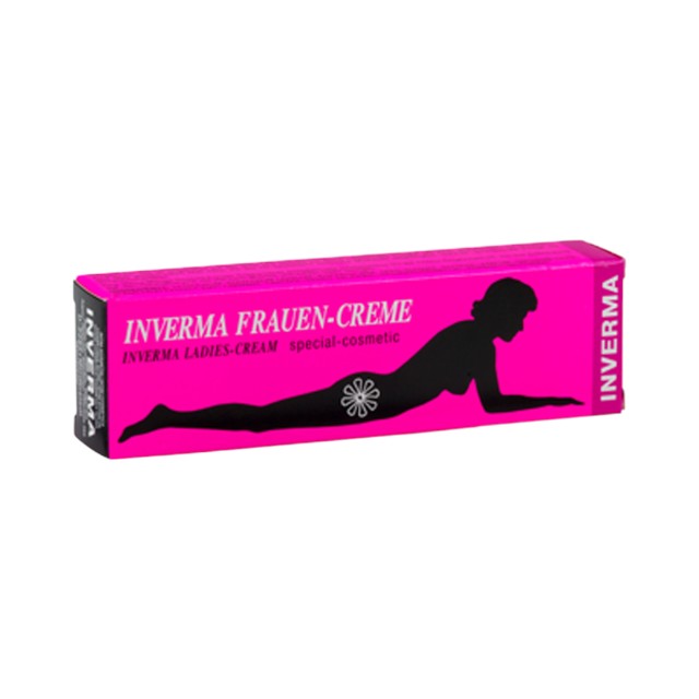 Cremă INVERMA Frauen, pentru stimularea zonelor erogene, intensifică sensibilitatea la factori externi, 20 ml