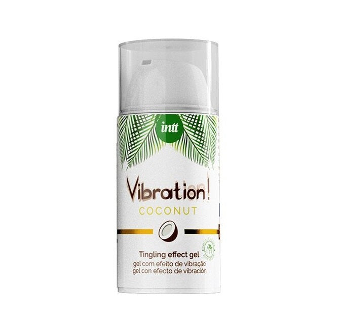 Gel INTT Vibration! Coconut, pentru stimulare si excitare, senzatie vibranta, vegan, Unisex, 15 ml