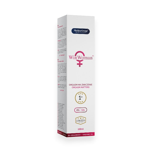 Gel MEDICA-GROUP Win Woman, pentru orgasm intens și creșterea libidoului feminin, cu ginseng, 150 ml