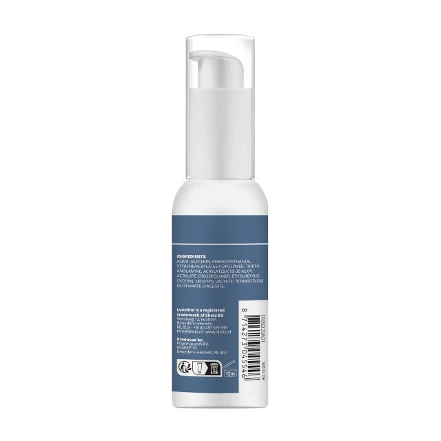 Gel pentru întârzierea ejaculării LOVELINE Delay Gel, efect de răcire, cu extract de mentă sălbatică, 50 ml