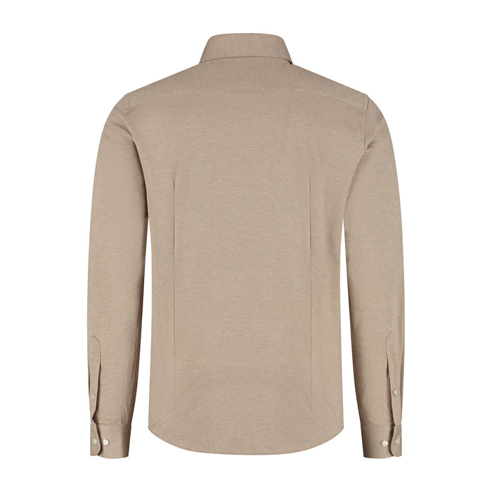 GENTS knit pique zand