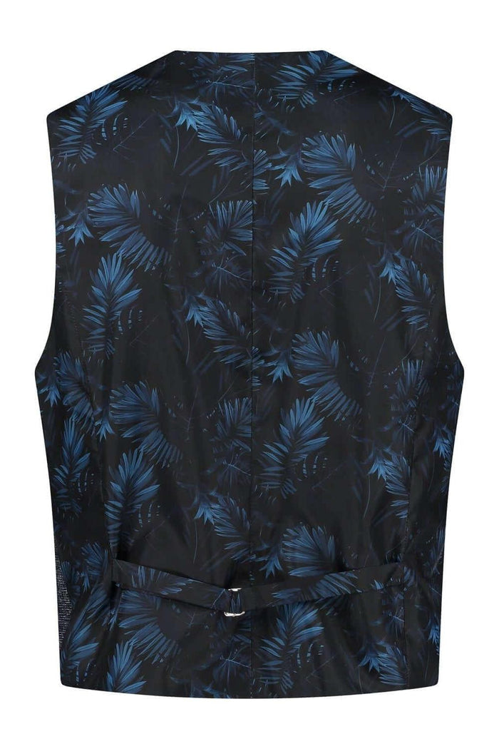 Gilet melange navy