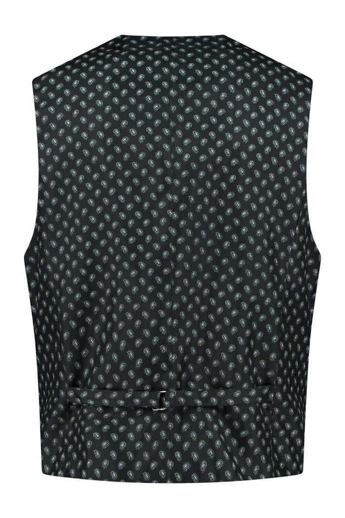 Gilet ruit lichtgrijs