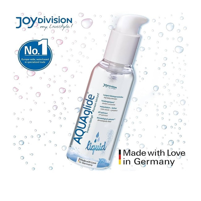 Lubrifiant gel premium AQUAglide Original, pentru lubrifiere de lunga durata, pe baza de apa, 250 ml