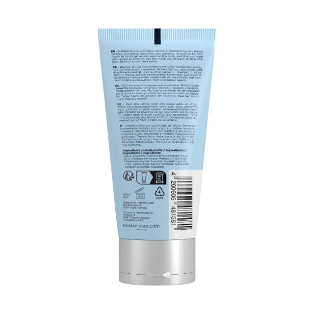 Lubrifiant pe bază de apă MISTER SIZE BIO, formulă organică, testat dermatologic, fără parfum, 100 ml