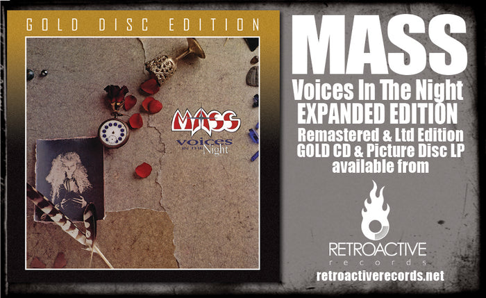 MASS - VOICES IN THE NIGHT + 2 Bonus (*NEW-GOLDMAX CD, 2023, Retroactive) Produced by Michael Sweet of Stryper!
