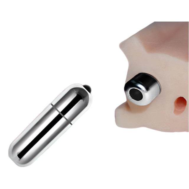 Masturbator LOVETOY Sex In A Can, pentru simulare vaginală realistă, cu vibrator bullet inclus, negru cu roz