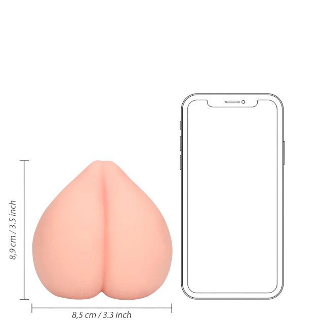 Masturbator S-LINE BY SHOTS „Do you want a peach of me?”, în formă de piersică, simulare ultra-realistă, culoarea pielii