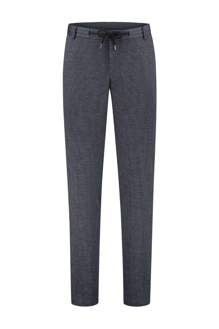 Pantalon pied-de-poule navy