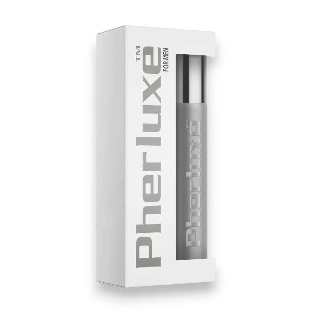 Parfum cu feromoni PHERLUXE Silver, pentru bărbați, note de mandarină, piper și lemn de santal, 33 ml