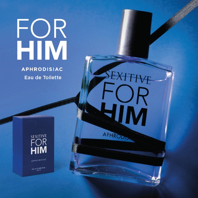 Parfum cu feromoni SEXITIVE For Him, pentru bărbați, note de măr verde, lavandă și patchouli, 100 ml