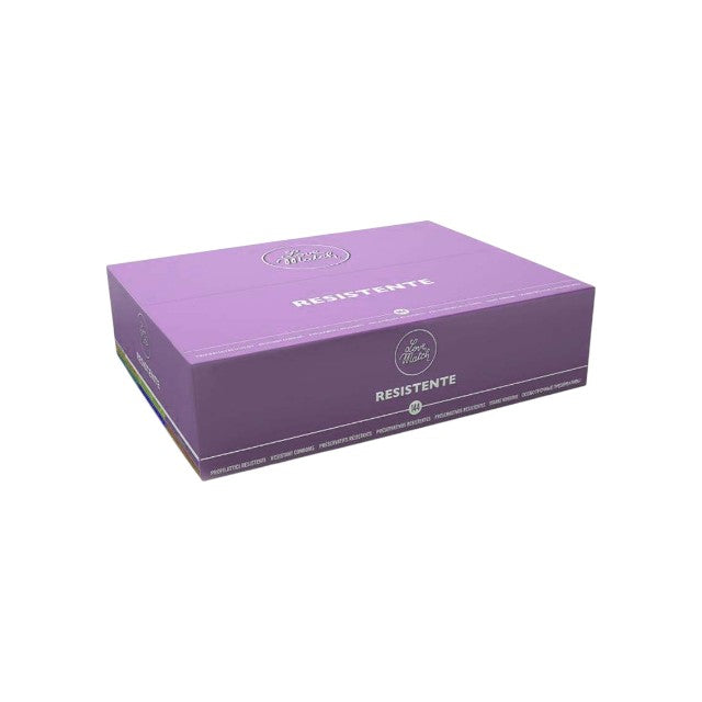Prezervative LOVE MATCH Resistente, din latex, rezistente, diametru 53 mm, 144 buc