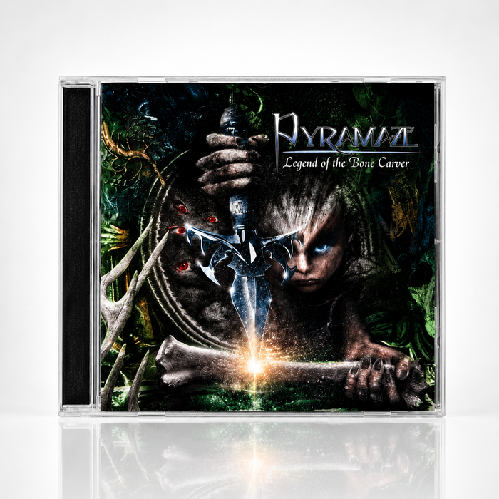 Pyramaze - Legend of the Bone Carver (*CD, 2019, Import) Remastered-Lance King vocals!