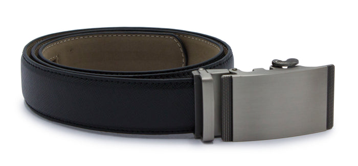 Riem clickgesp structuur zwart