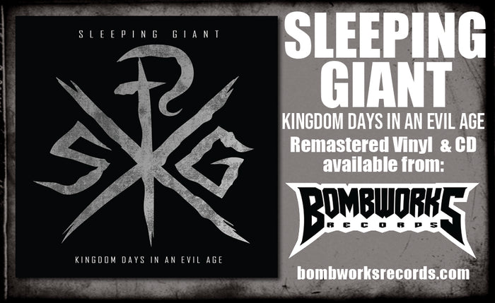 SLEEPING GIANT - KINGDOM DAYS IN AN EVIL AGE (*NEW-CD, 2022, Bombworks Records) Blood-Thirsty Metalcore