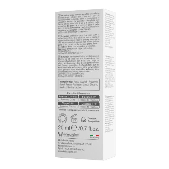 Spray R20, pentru întârzierea ejaculării și performanțe sexuale îmbunătățite, cu efect de răcire, 20 ml