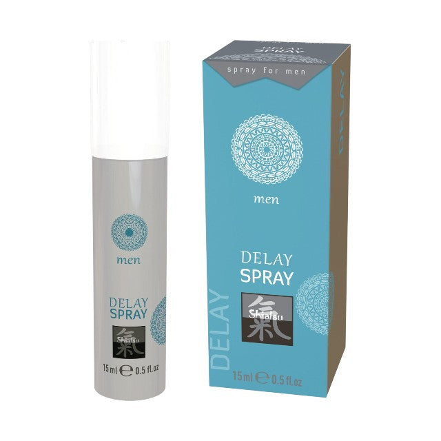 Spray SHIATSU Delay Spray, susține întârzierea ejaculării, reduce sensibilitatea, 15 ml