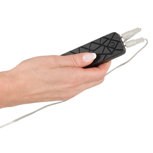 Strap-on cu vibrator dublu YOU2TOYS Strap On Duo Vibes, cu vibrații multiple, control prin telecomandă, culoarea pielii