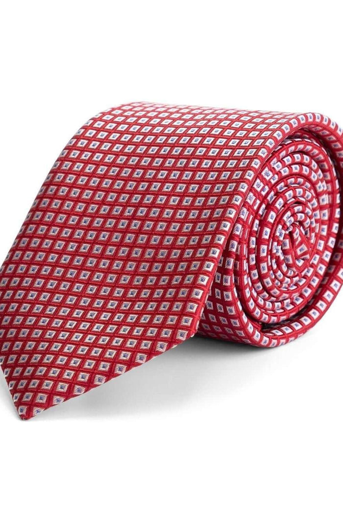 Stropdas zijde Rood