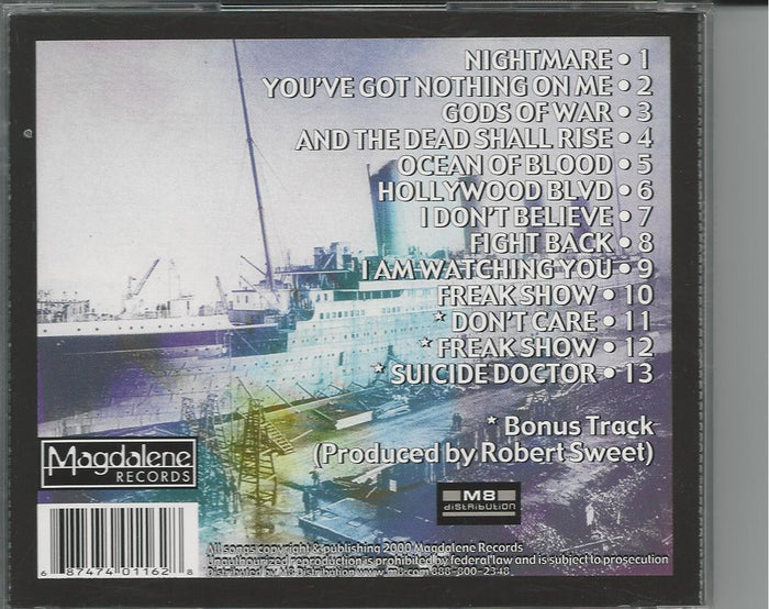 TITANIC - MAIDEN VOYAGE + 3 Bonus (CD, 2000, Magdalene) Robert Sweet/Stryper