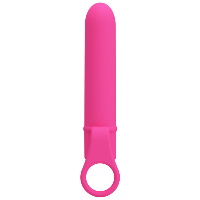 Vibrator mini PRETTY LOVE Ladon, 10 funcții de vibrație, rezistent la apă, lungime 13.5 cm, roz