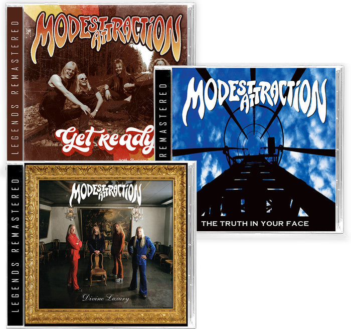 3-CD BUNDLE - MODEST ATTRACTION - GET READY + TRUTH IN YOUR FACE + DIVINE LUXURY