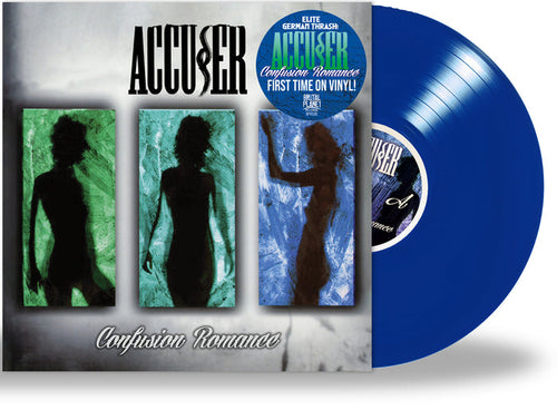 ACCUSER- CONFUSION ROMANCE +3 Bonus (*NEW-Blue Vinyl, 2022, Brutal Planet) 9 Tracks of elite German Thrash