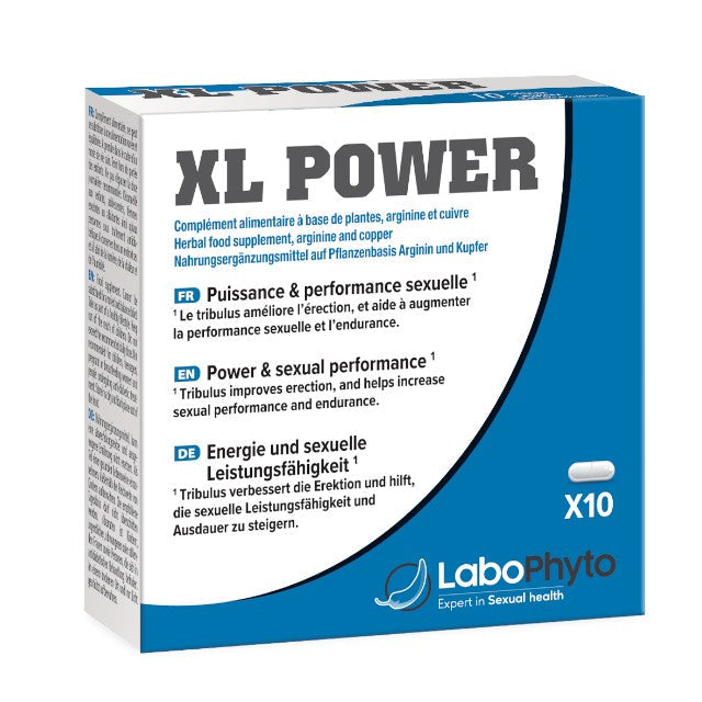 Afrodisiac capsule, XL POWER, Labophyto, 4 în 1, erecție, calitate spermă, testosteron, 10 capsule