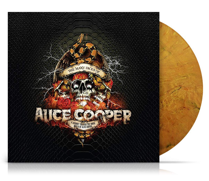ALICE COOPER & FRIENDS - THE MANY FACES OF ALICE COOPER (2-LP Color Vinyl, 2019) Gatefold