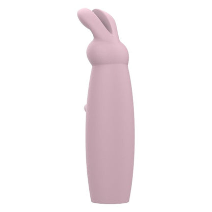 Aparat de masaj DREAMTOYS Nude Hazel Rabbit Massager, în formă de iepuraș, 10 funcții de vibrație, roz