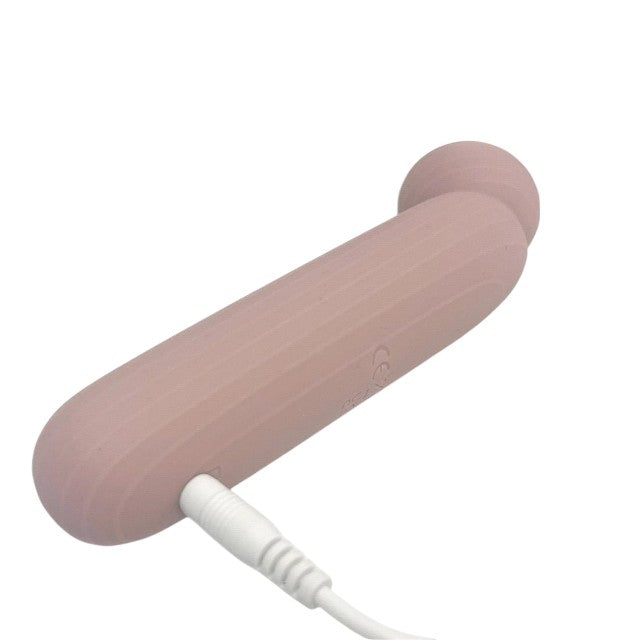 Aparat de masaj DREAMTOYS Nude Liv Pressure Point Vibrator, 10 funcții de vibrație, rezistent la apă IPX6, culoare roz