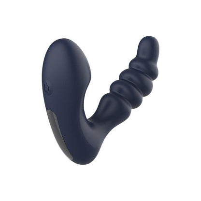 Aparat de masaj DREAMTOYS Startroopers Voyager, pentru stimulare anală și punctul P, 7 funcții de vibrație, albastru