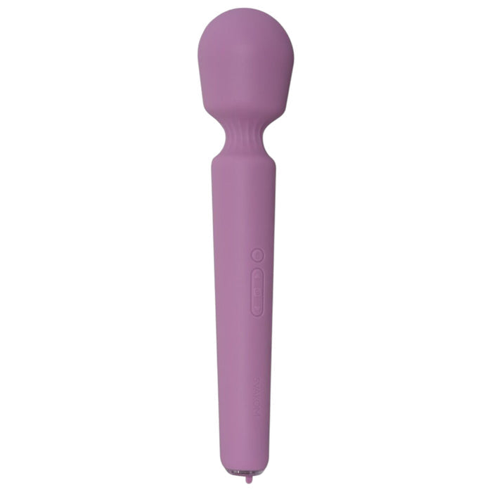 Aparat de masaj interactiv SVAKOM Emma Neo 2, vibrator wand cu funcție de încălzire, control prin aplicație, mov