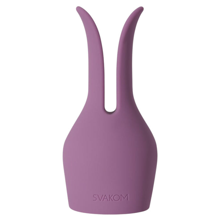 Aparat de masaj interactiv SVAKOM Emma Neo 2, vibrator wand cu funcție de încălzire, control prin aplicație, mov