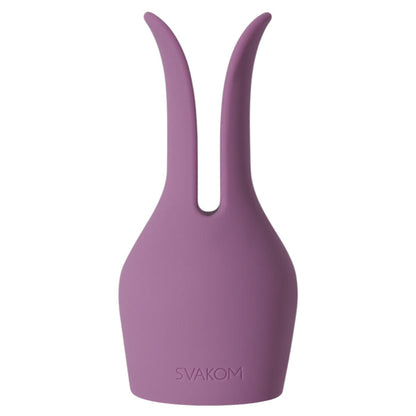 Aparat de masaj interactiv SVAKOM Emma Neo 2, vibrator wand cu funcție de încălzire, control prin aplicație, mov