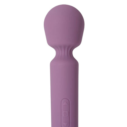 Aparat de masaj interactiv SVAKOM Mini Emma Neo, vibrator wand cu 6 funcții de vibrație, control prin aplicație, mov