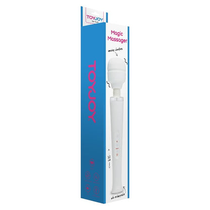 Aparat de masaj tip Hitachi TOYJOY Magic Massager, pentru corp și zone intime, 32 cm, alb
