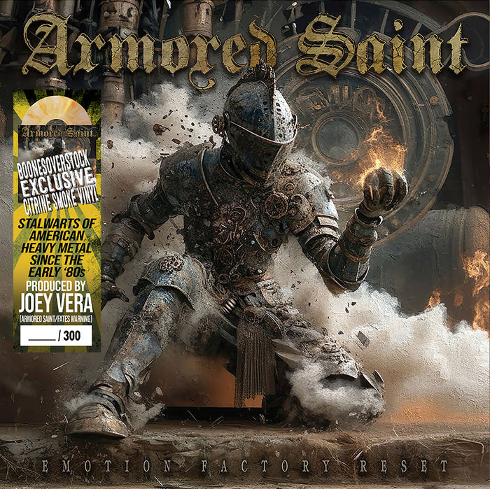 Armored Saint - Emotion Factory Reset (New-Citrine Vinyl, 2026) *Hand-Numbered Only 300!