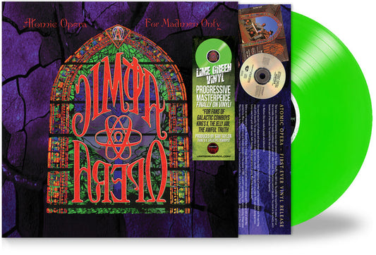 Atomic Opera - For Madmen Only (Lime Green Vinyl, 2026, Retroactive) *Last Copies!