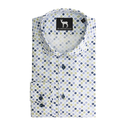 Balprint blauw-groen