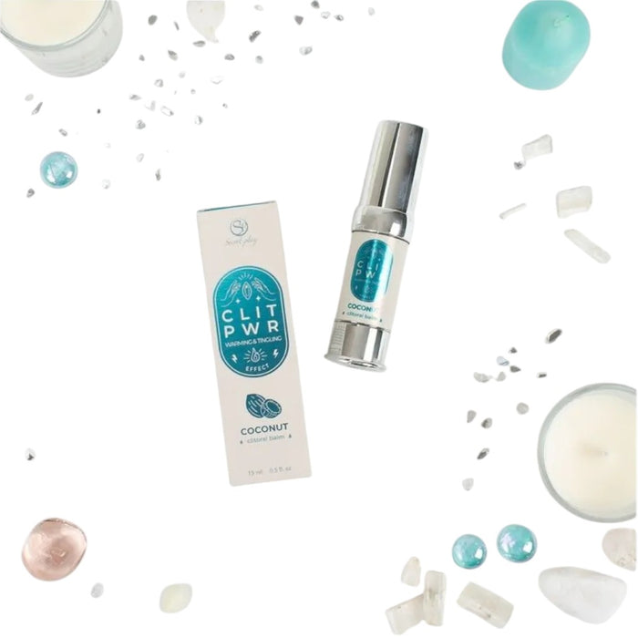 Balsam Secret Play CLIT PWR - COCONUT, pentru stimularea clitorisului si orgasmului feminin, 15ml