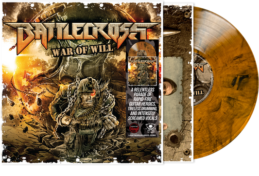 Battlecross - War of Will (Amber Wave Vinyl) Thrash attack!