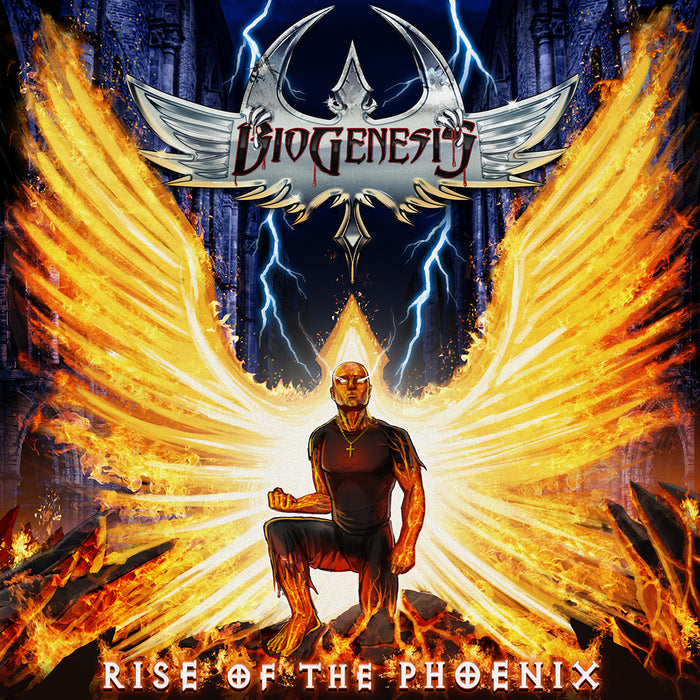 BIOGENESIS - RISE OF THE PHOENIX + Trading Card (*NEW-CD, 2021, Retroactive) Tiago + Chaz Bond (Jacob's Dream)