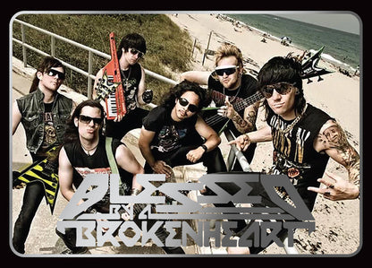 BLESSED BY A BROKEN HEART - PEDAL TO THE METAL + 2 (*NEW-CD, 2022, Brutal Planet) Elite Christian 80's Modern Metal