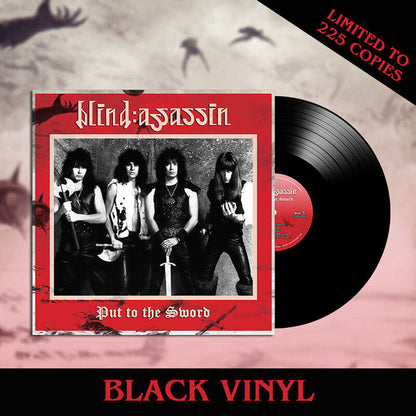 BLIND ASSASSIN - Put To The Sword *NEW-BLACK VINYL, 2024, Cult Metal Classics *Import) Hand Numbered 225 Units ala Manowar!