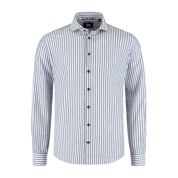 Blumfontain balkstreep navy