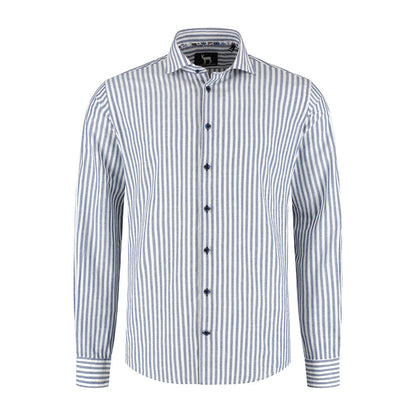 Blumfontain balkstreep navy
