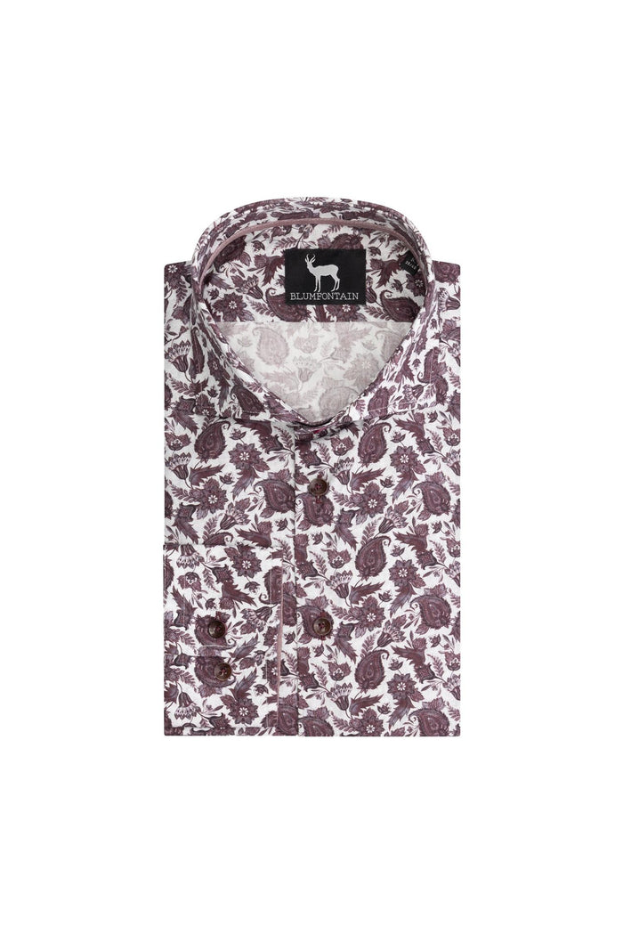 Blumfontain bloemprint rood